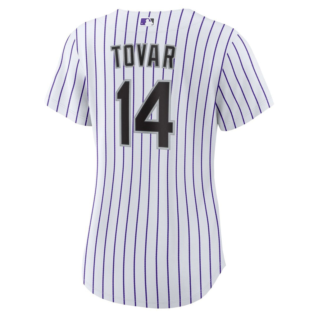 Ezequiel Tovar Colorado Rockies Women's Home Replica Jersey - White
