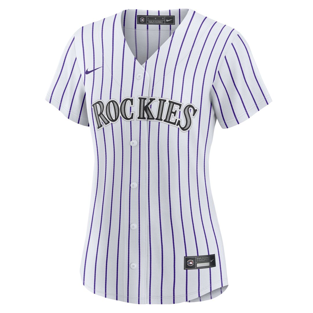 Ezequiel Tovar Colorado Rockies Women's Home Replica Jersey - White