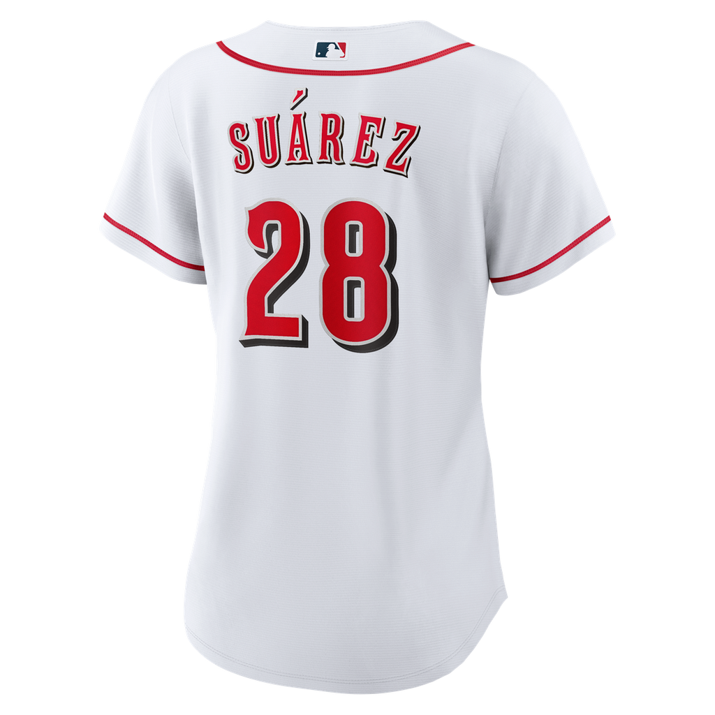 Eugenio Suárez Cincinnati Reds Women's Home Replica Jersey - White