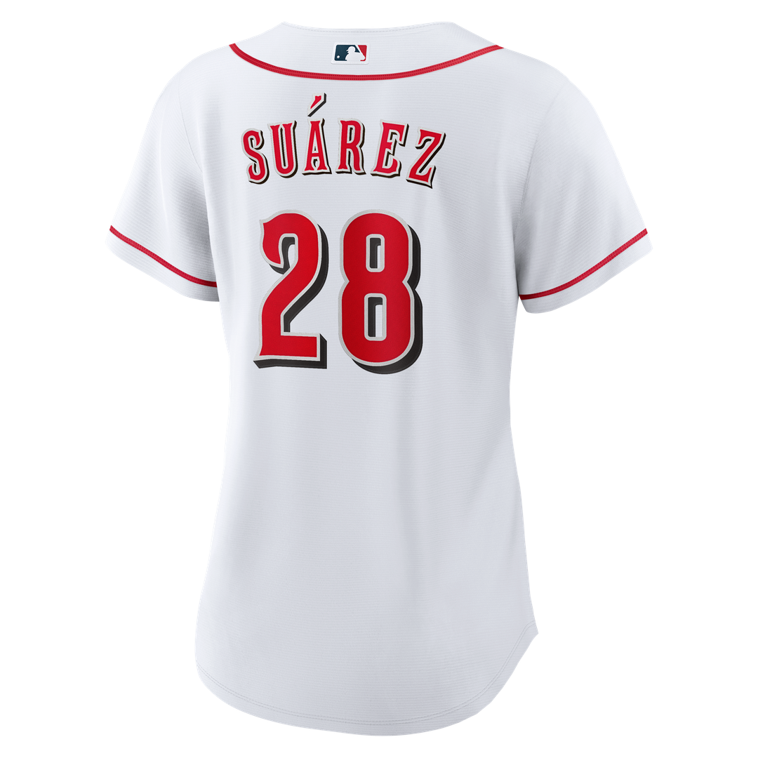 Eugenio Suárez Cincinnati Reds Women's Home Replica Jersey - White