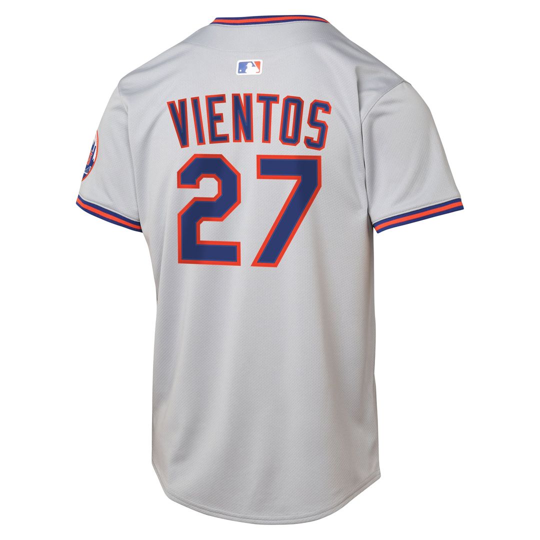 Mark Vientos New York Mets Youth Road Limited Jersey - Gray