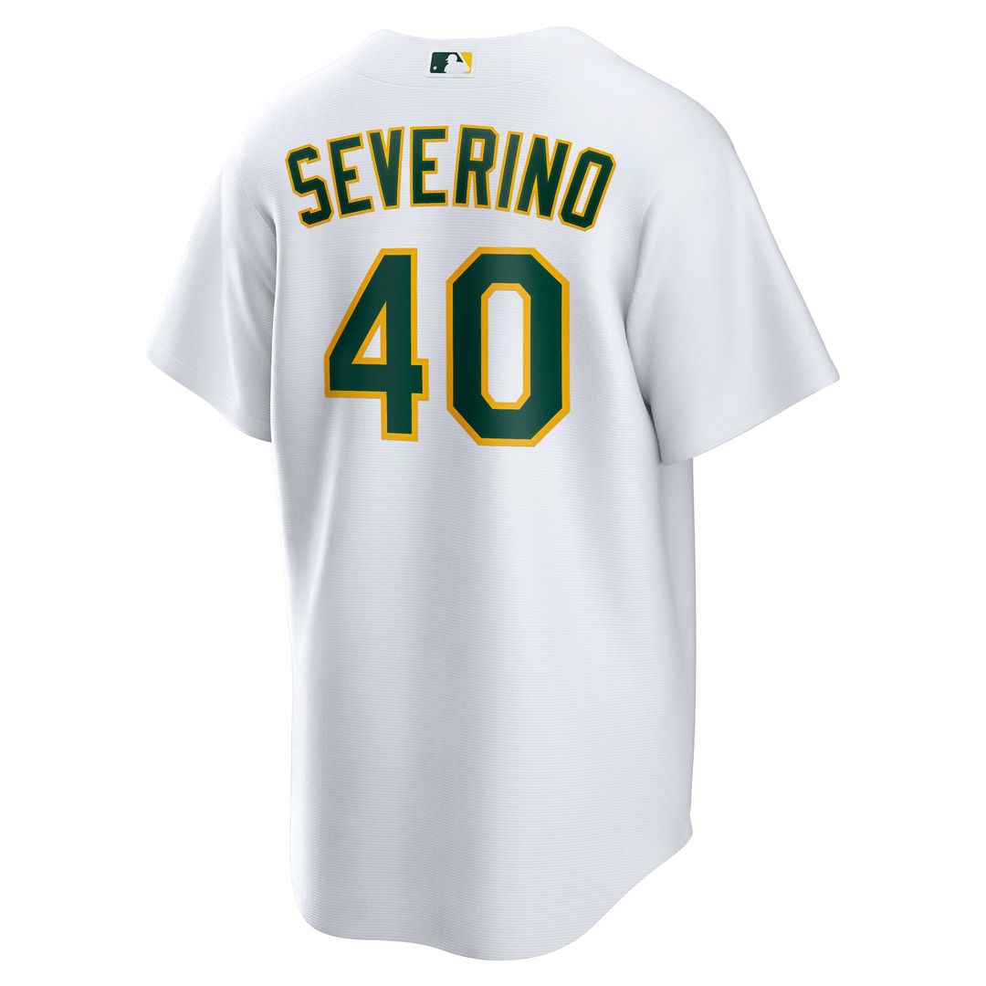 Luis Severino Athletics Home Replica Jersey - White
