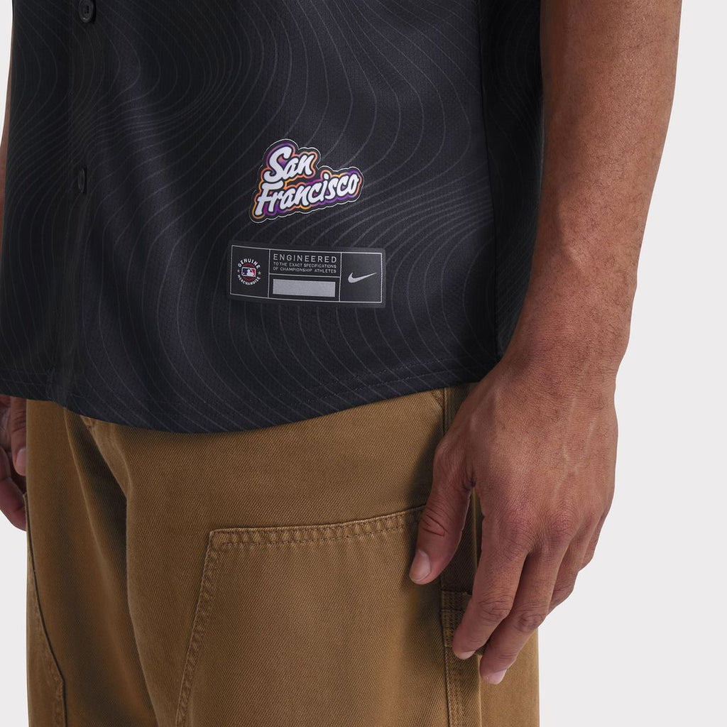 San Francisco Giants 2025 City Connect Limited Jersey - Anthracite
