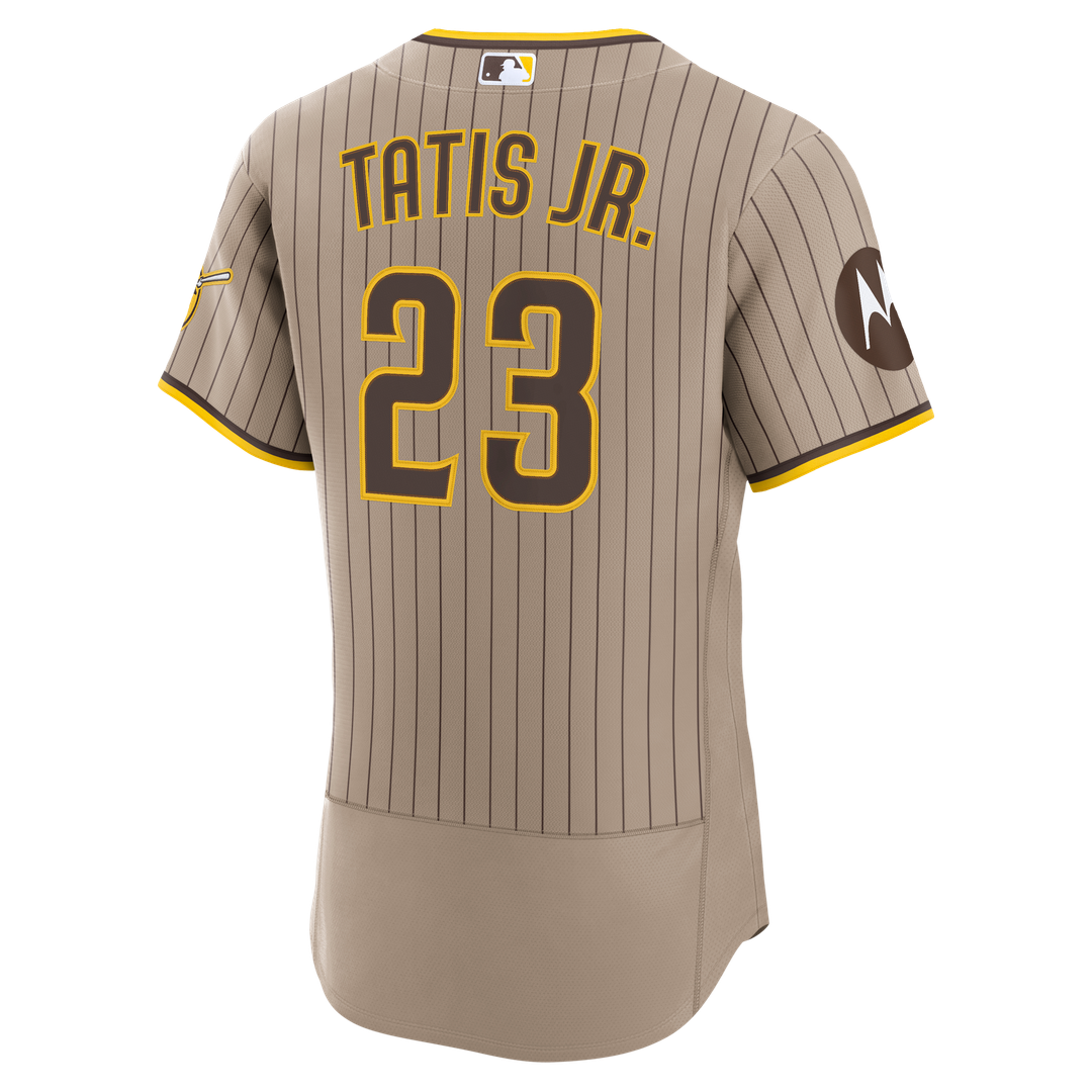 Fernando Tatis Jr. San Diego Padres Home Authentic Sponsor Patch Jersey - White