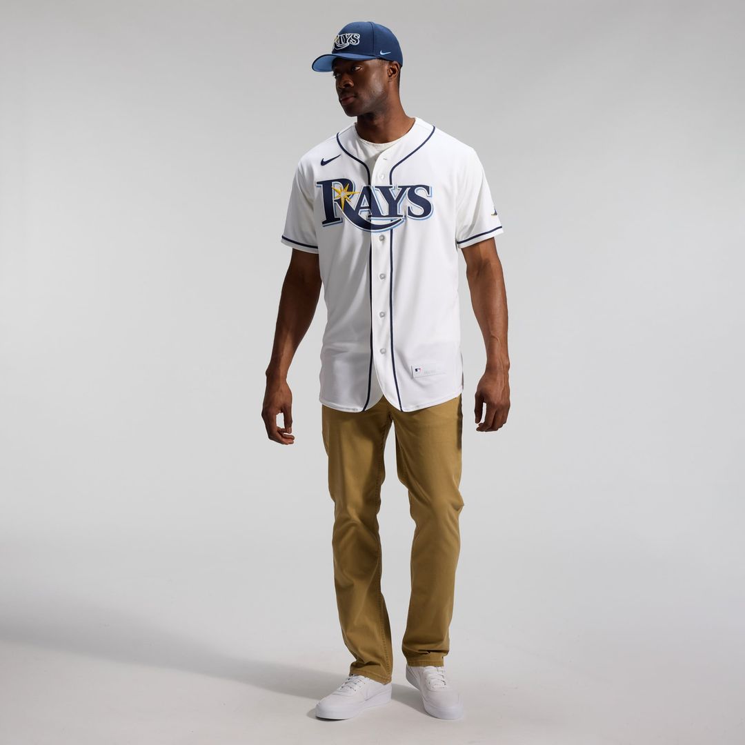 Tampa Bay Rays Home Authentic Jersey - White