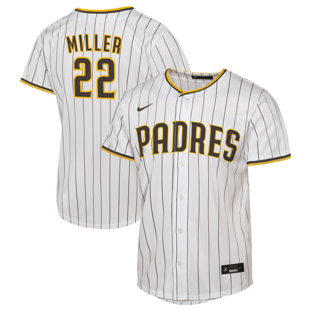 Mason Miller San Diego Padres Youth Home Replica Jersey - White