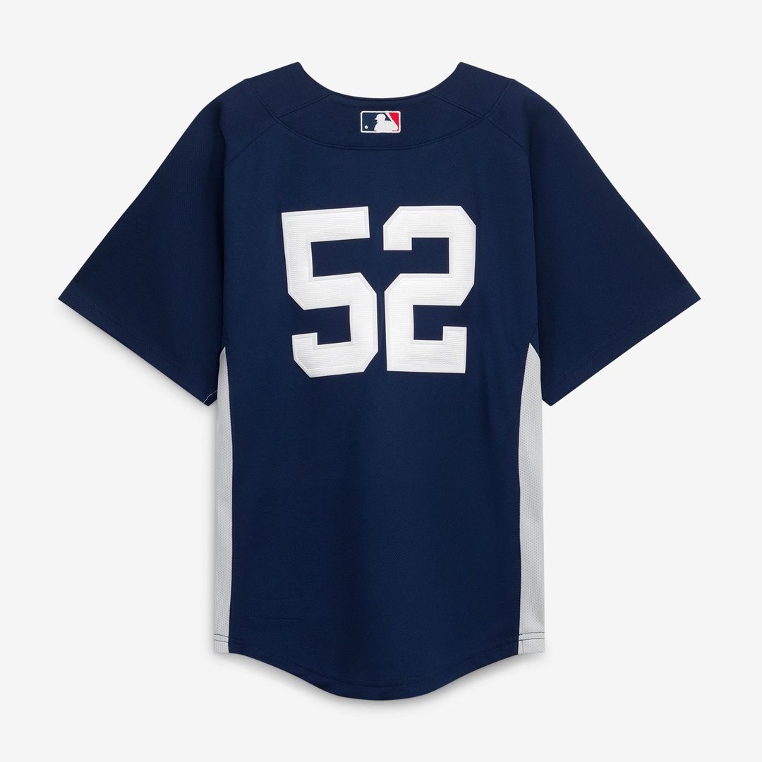 CC Sabathia New York Yankees Youth Navy Mesh Batting Practice Jersey