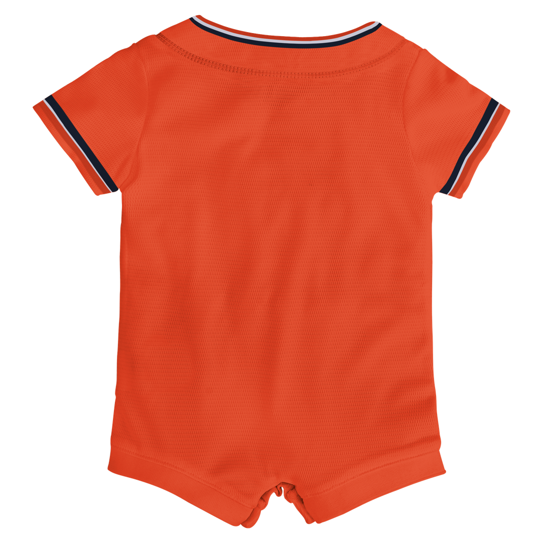 Detroit Tigers Newborn Alternate Replica Romper Jersey - Orange