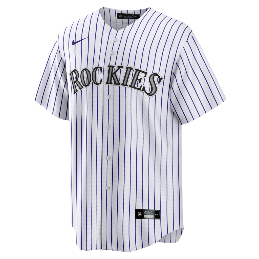 Todd Helton Colorado Rockies Home Retired Player Replica Jersey - White