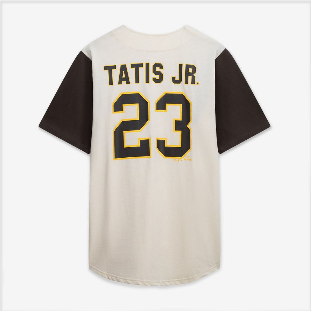 San Diego Padres Profile Big & Tall Two - Color Fashion Jersey - Cream/Brown