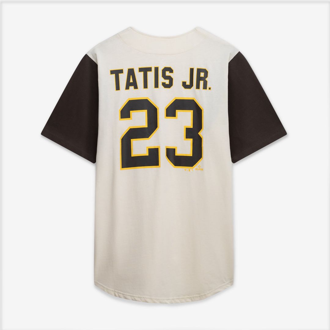San Diego Padres Profile Big & Tall Two - Color Fashion Jersey - Cream/Brown