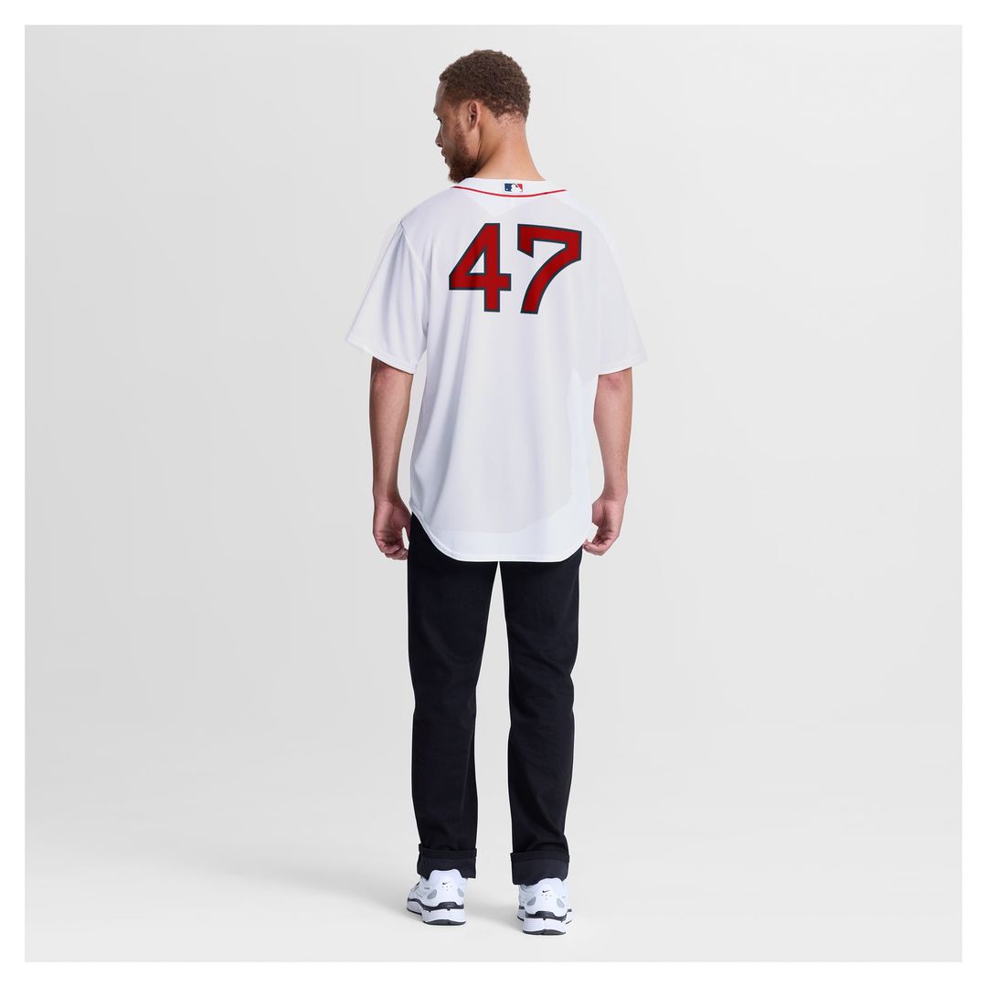 Jovani Moran Boston Red Sox Home Replica Jersey - White