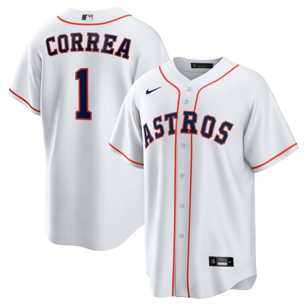 Carlos Correa Houston Astros Home Replica Jersey - White