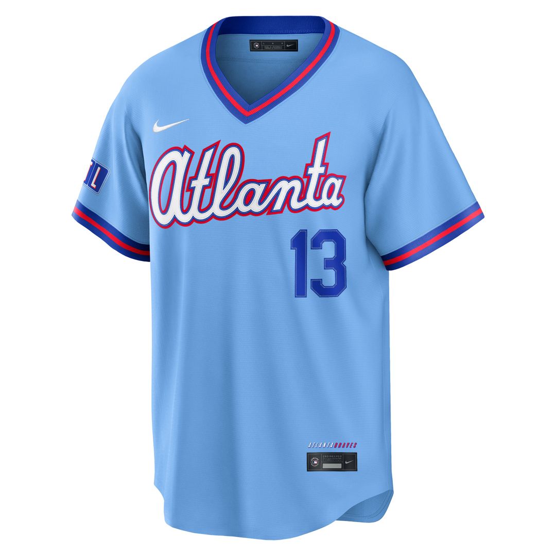 Ronald Acuña Jr. Atlanta Braves 2026 City Connect Stadium Jersey - Powder Blue
