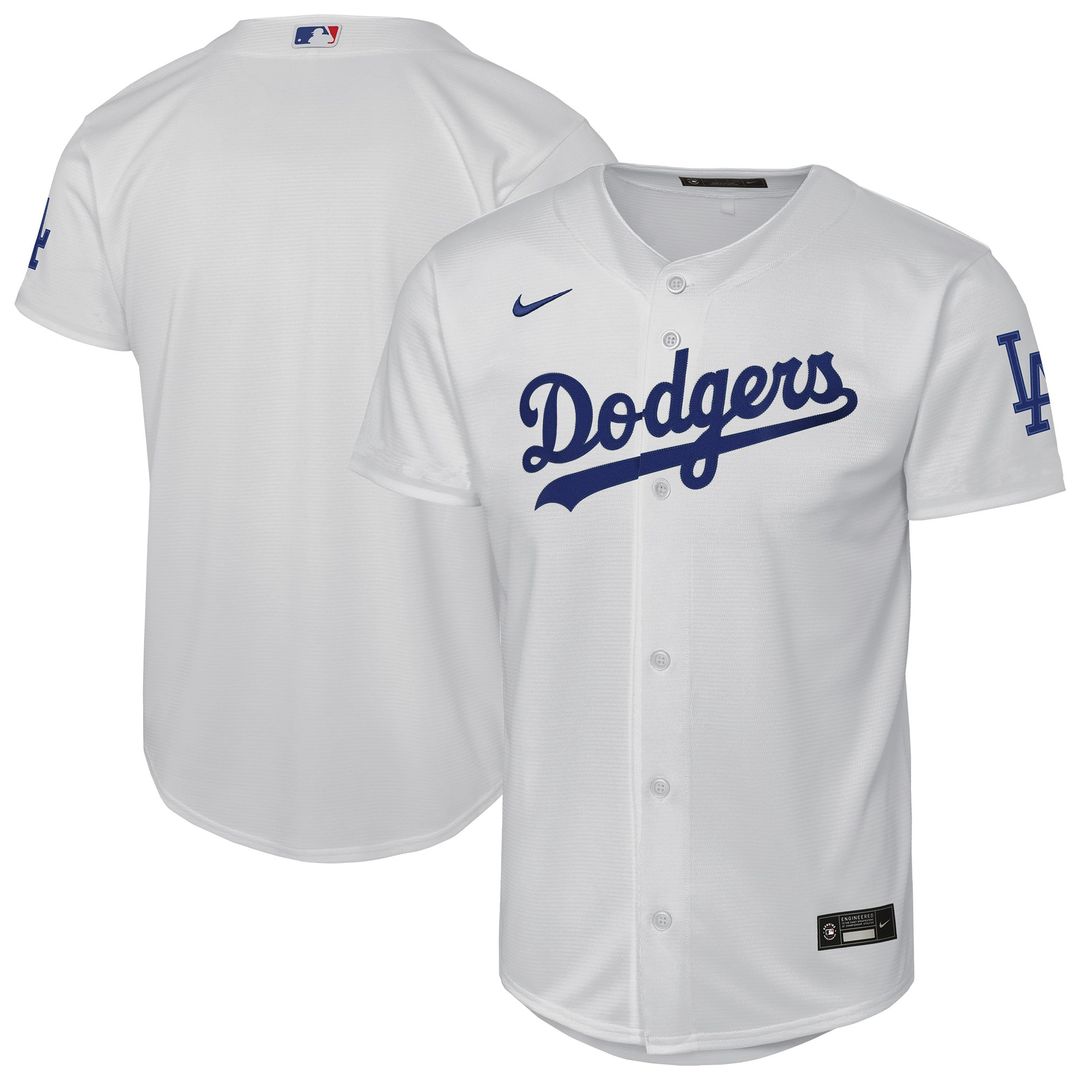 Los Angeles Dodgers Youth Home Stadium Jersey - White