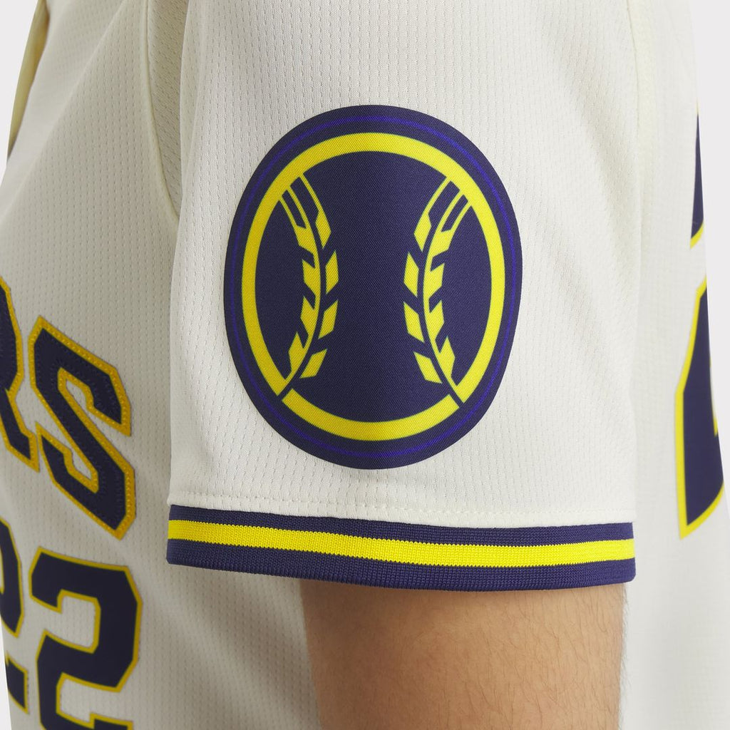 Christian Yelich Milwaukee Brewers Women's Home Limited Player Jersey - Cream
