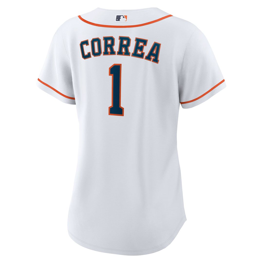 Carlos Correa Houston Astros Women's Home Replica Jersey - White