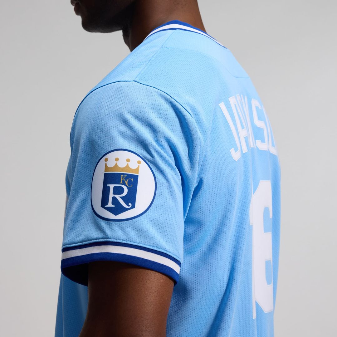 Bo Jackson Kansas City Royals Throwback Cooperstown Collection Limited Jersey - Light Blue