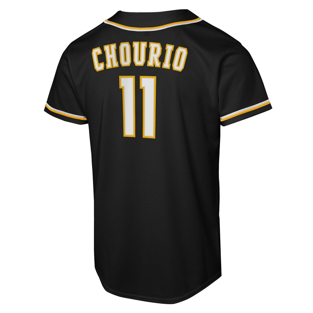 Jackson Chourio Milwaukee Brewers Youth Fashion Replica Player Jersey - Black