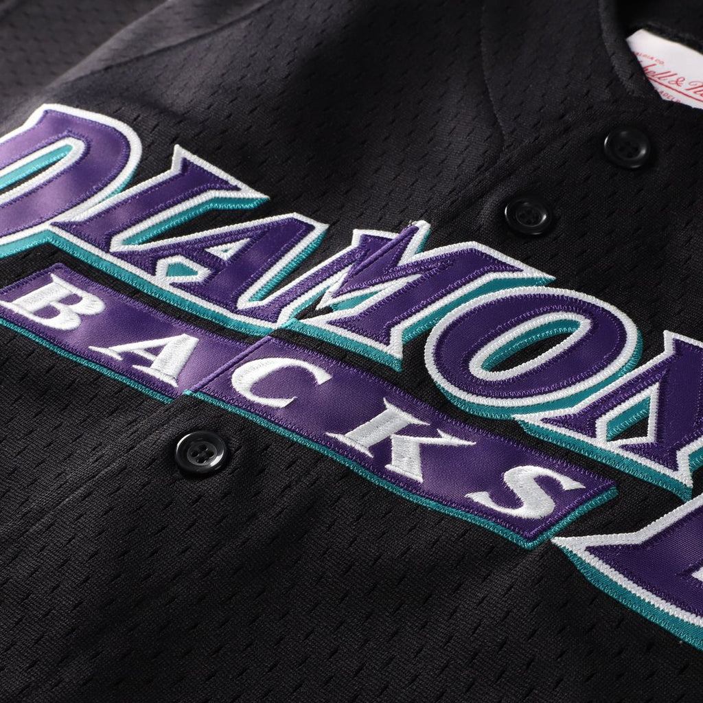 Randy Johnson Arizona Diamondbacks Youth Cooperstown Collection Mesh Batting Practice Jersey - Black