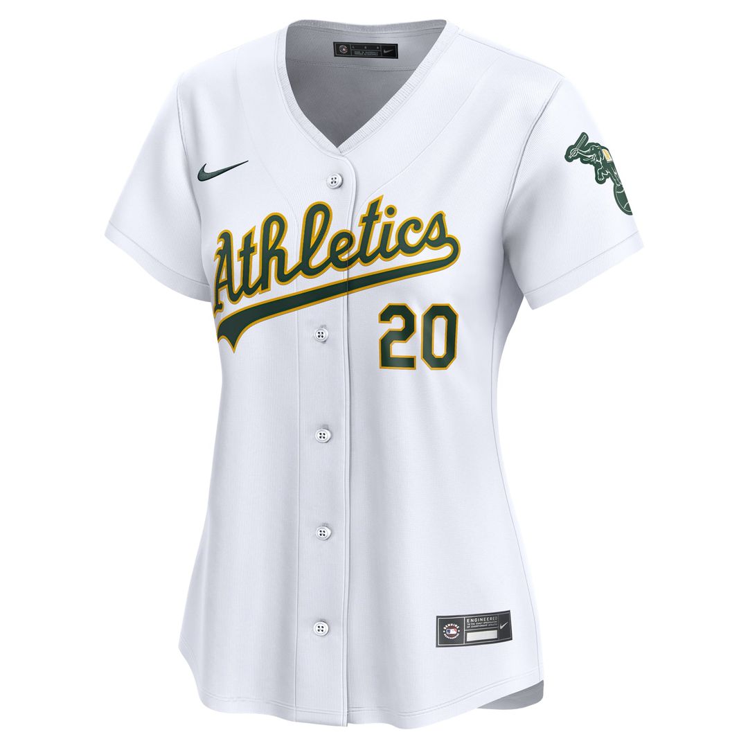 Zack Gelof Athletics Women's Home Limited Player Jersey - White