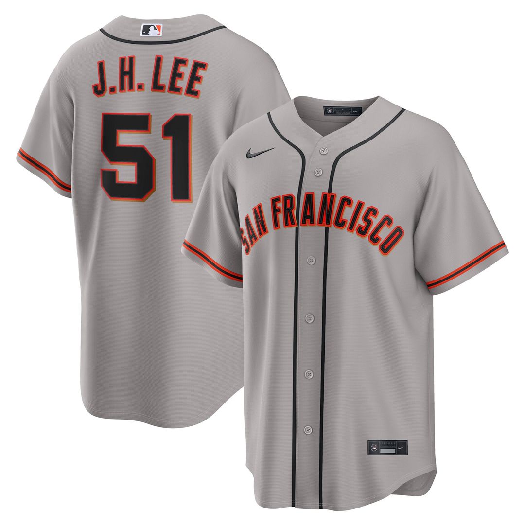 Jung Hoo Lee San Francisco Giants Road Replica Jersey - Gray