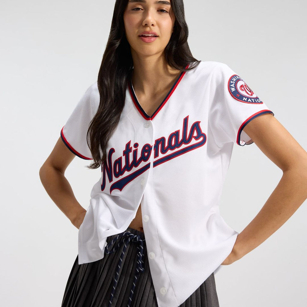 CJ Abrams Washington Nationals Women's Home Replica Player Jersey - White