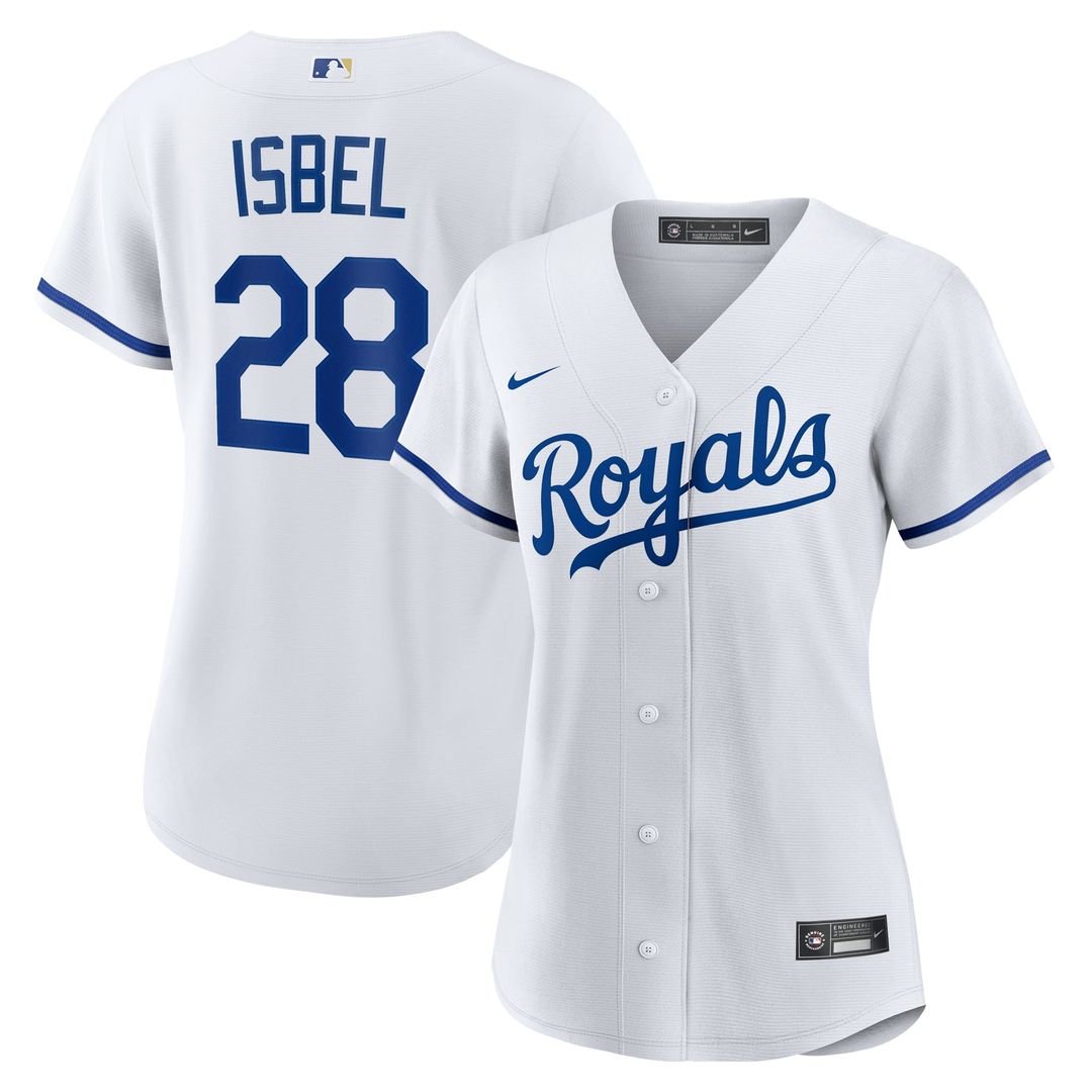 Kyle Isbel Kansas City Royals Women's Home Replica Jersey - White