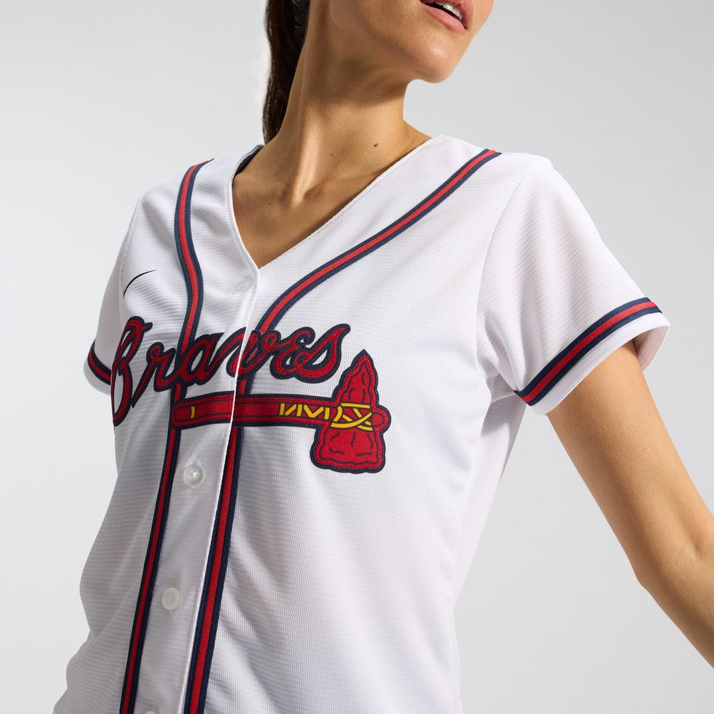 Atlanta Braves Women's Home Replica Team Jersey - White