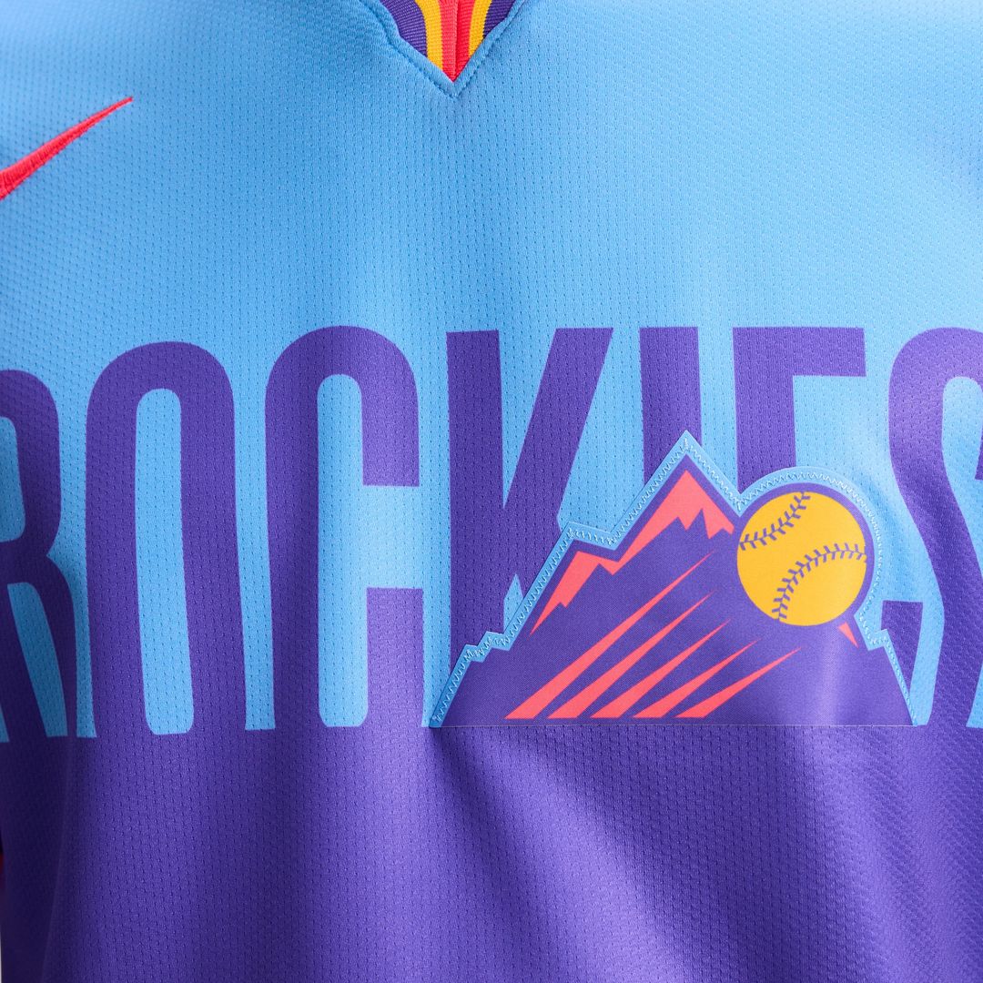 Colorado Rockies 2025 City Connect Limited Jersey - Purple/Light Blue