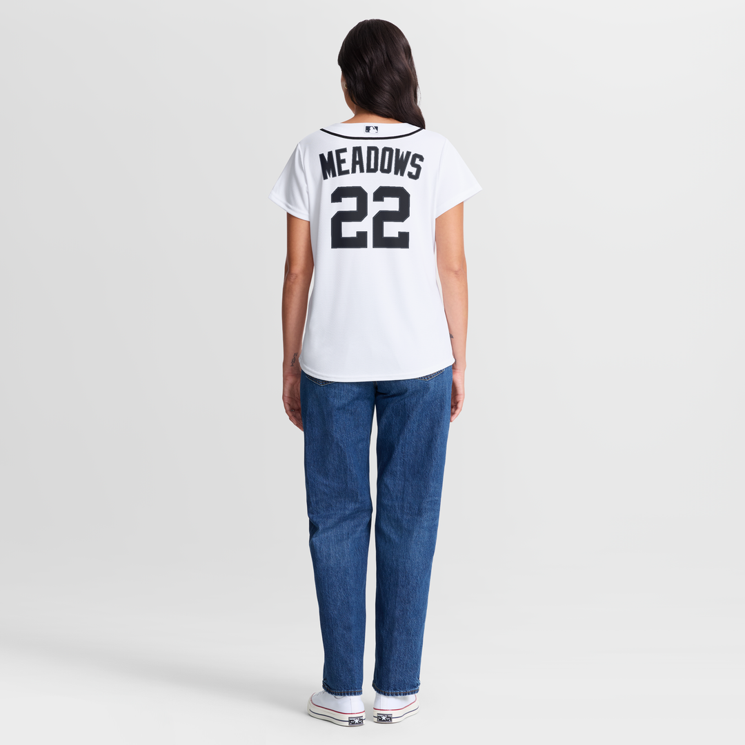 Parker Meadows Detroit Tigers Women's Home Replica Jersey - White