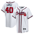 Reynaldo Lopez Atlanta Braves Home Replica Jersey - White