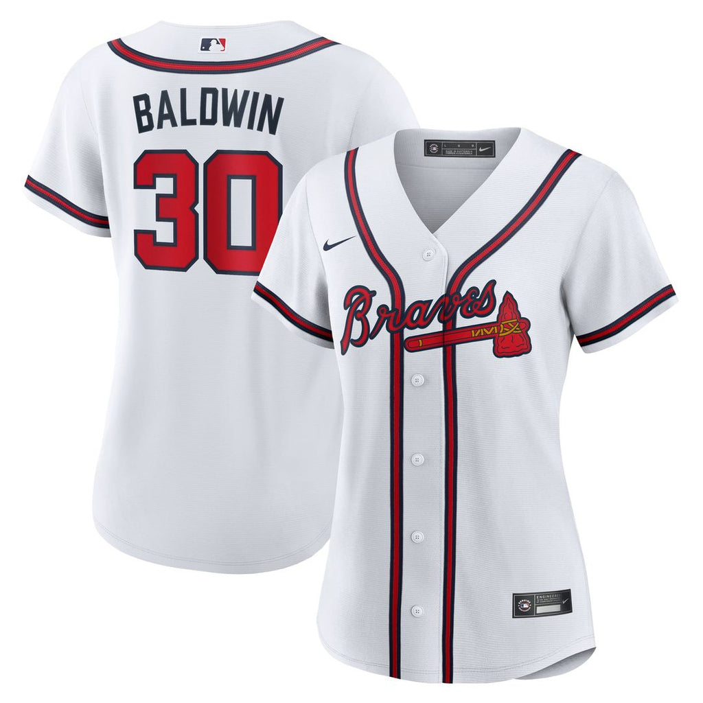 Drake Baldwin Atlanta Braves Women's Home Replica Jersey - White