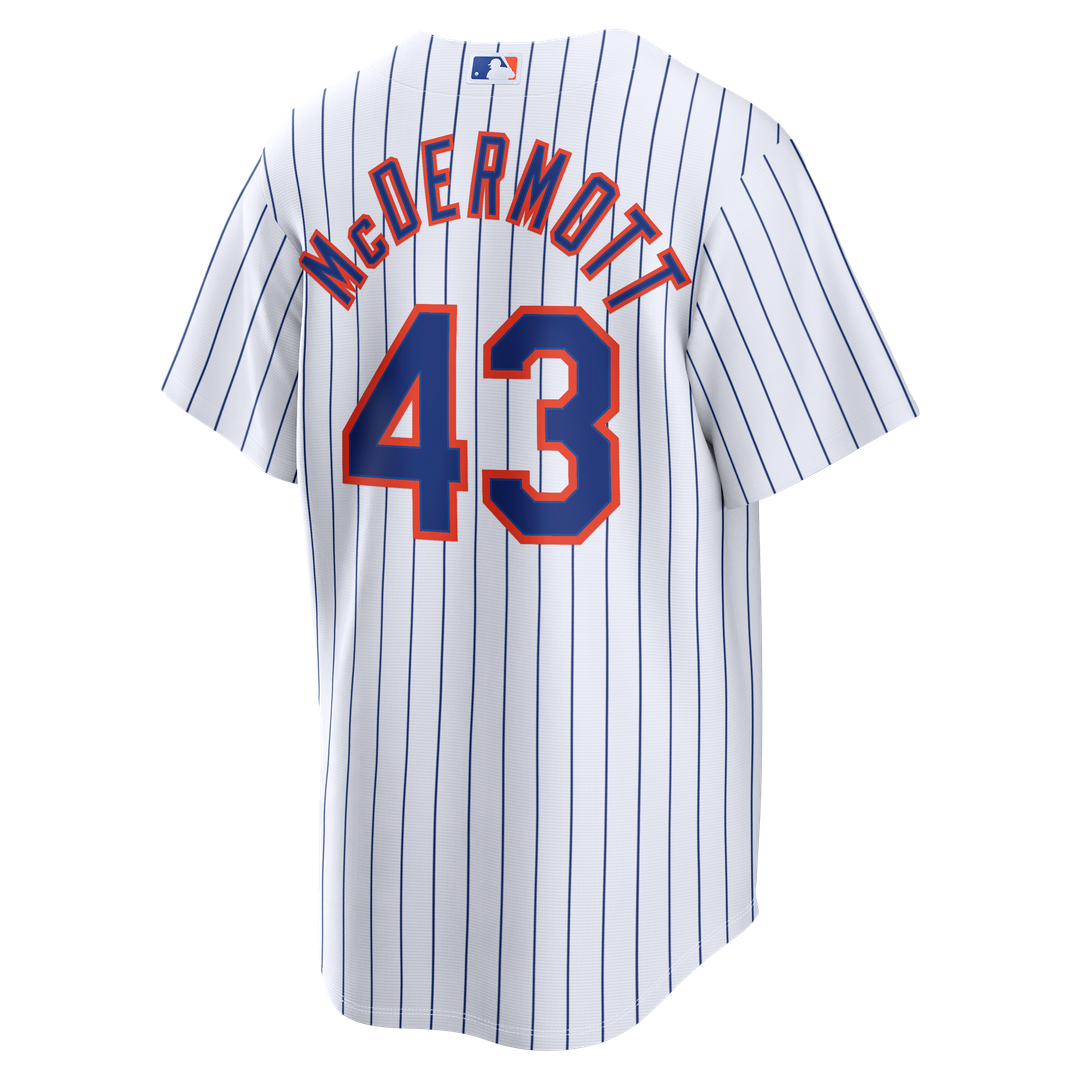 Chayce McDermott New York Mets Home Replica Jersey - White
