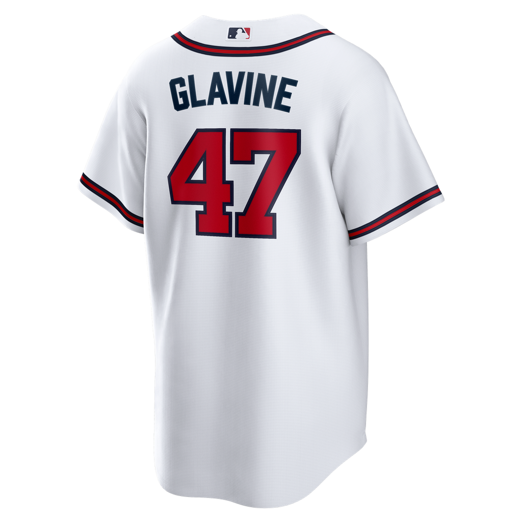 Tom Glavine Atlanta Braves Home Retired Player Replica Jersey - White