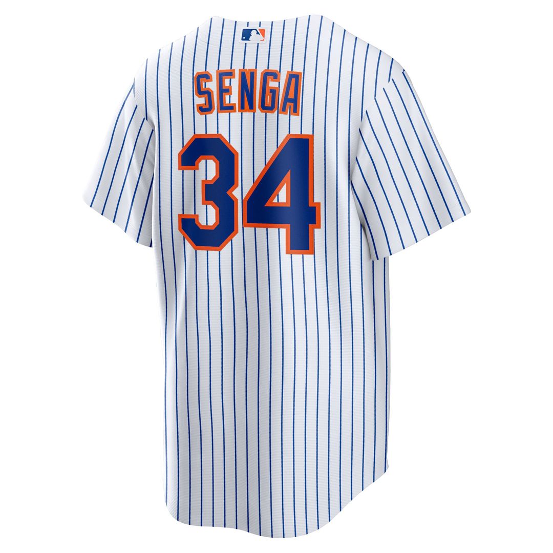 Kodai Senga New York Mets Home Replica Player Jersey - White/Royal