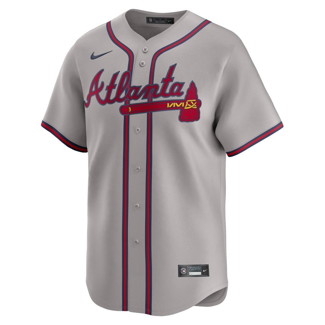 Matt Olson Atlanta Braves Road Limited Player Jersey - Gray