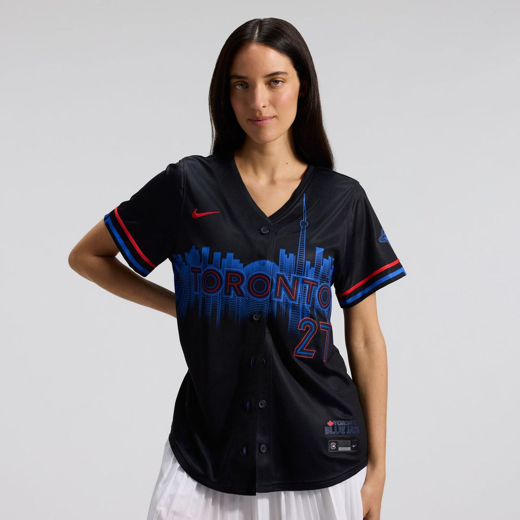 Vladimir Guerrero Jr. Toronto Blue Jays Women's 2024 City Connect Limited Player Jersey - Navy