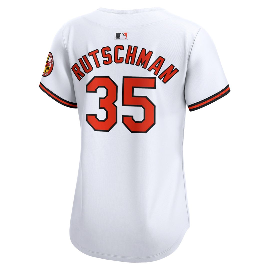 Adley Rutschman Baltimore Orioles Women's Home Limited Player Jersey - White