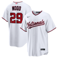 James Wood Washington Nationals Home Replica Jersey - White