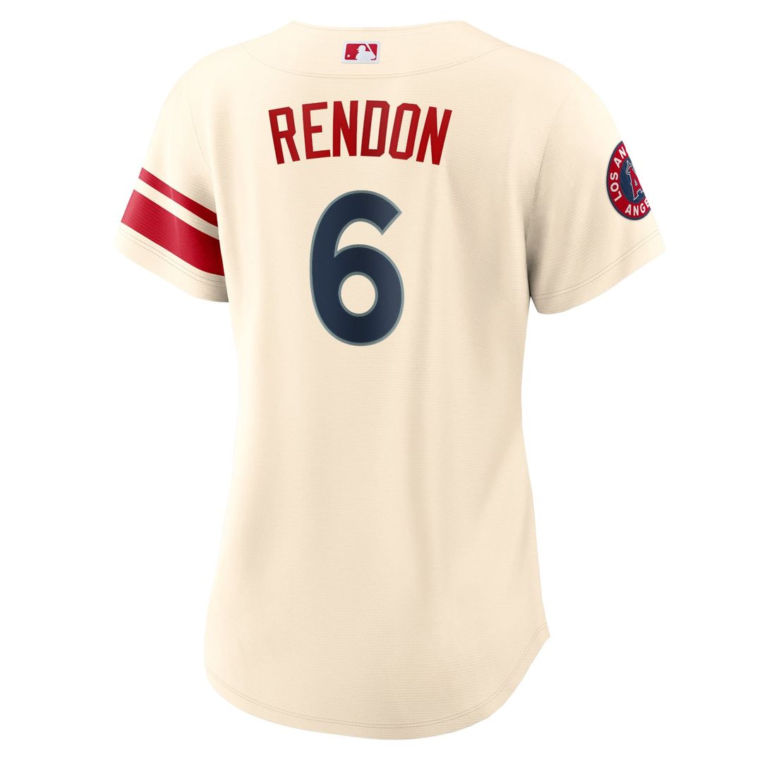 Anthony Rendon Los Angeles Angels Women's City Connect Replica Player Jersey - Cream