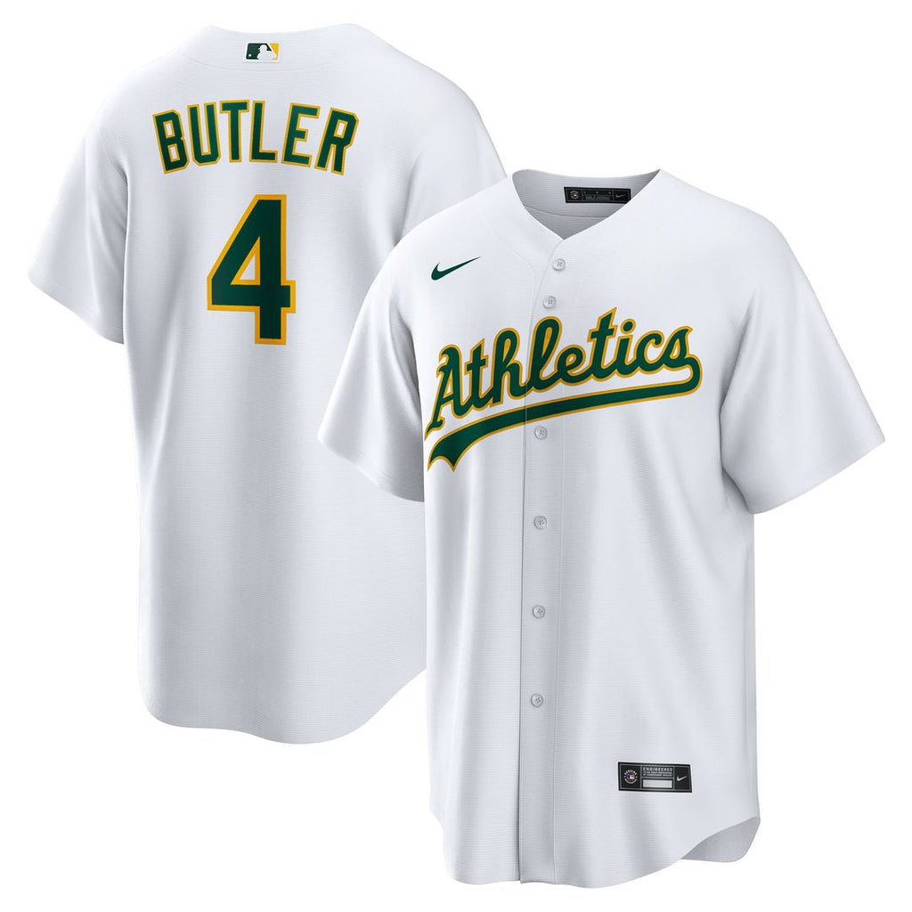 Lawrence Butler Athletics Home Replica Jersey - White