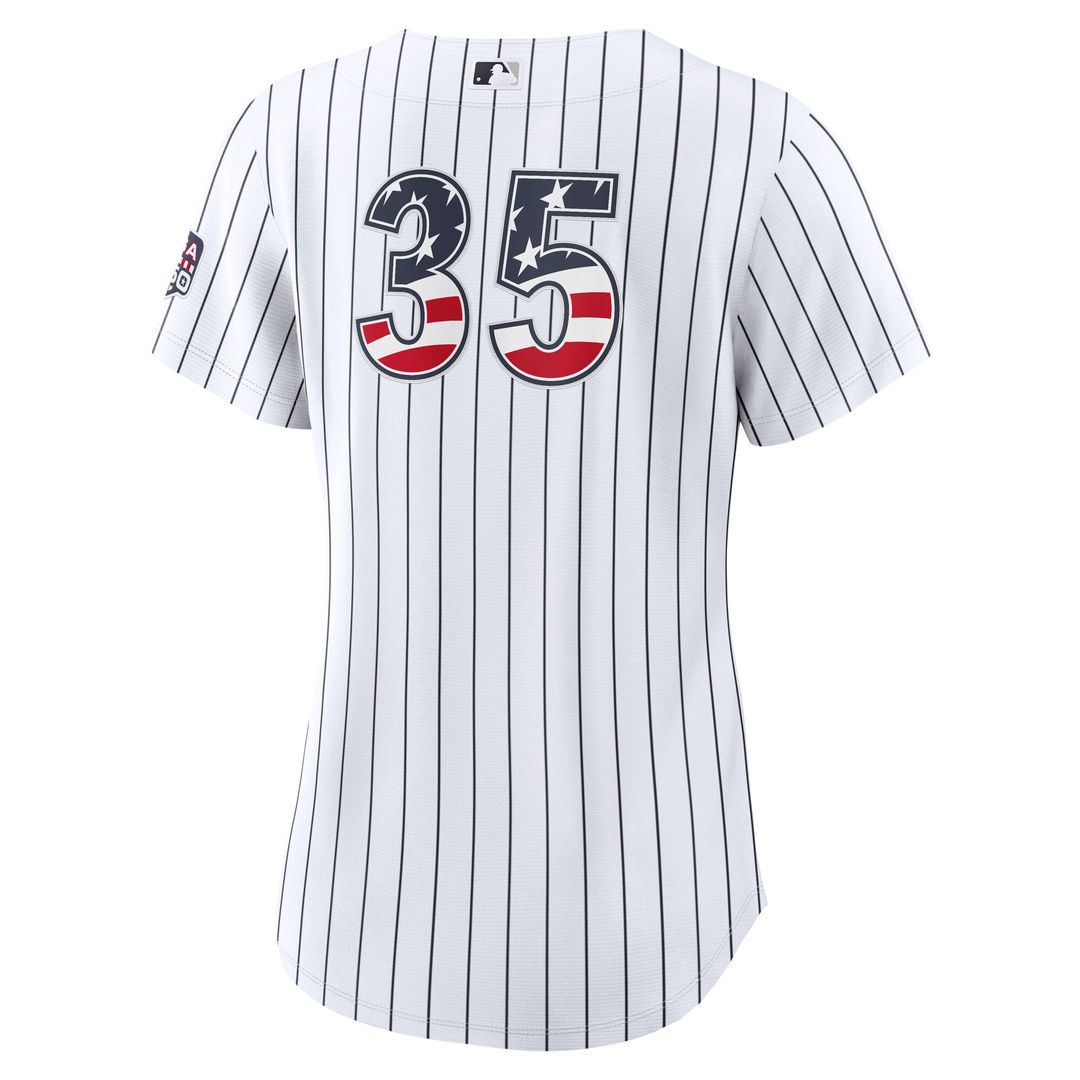 Fourth of July Women's New York Yankees Cody Bellinger White USA 250 Stadium Jersey