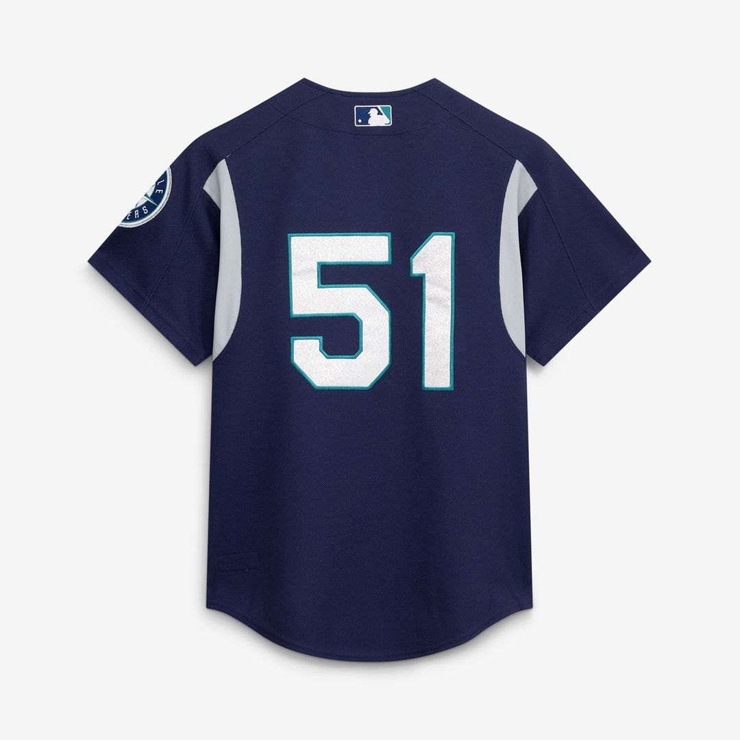 Ichiro Suzuki Seattle Mariners Cooperstown Collection Batting Practice Jersey - Navy