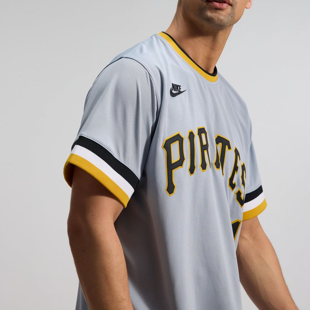 Roberto Clemente Pittsburgh Pirates Throwback Cooperstown Collection Limited Jersey - Gray