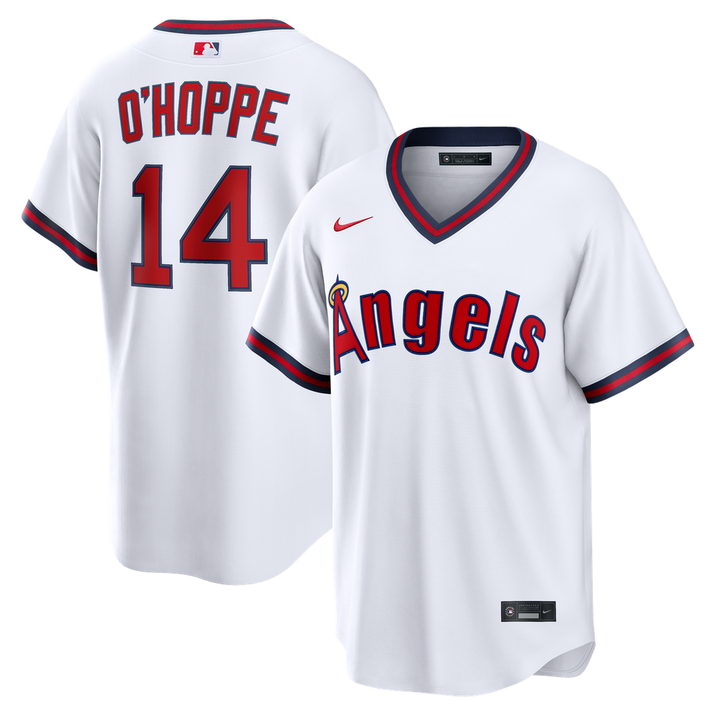 Logan O'Hoppe Los Angeles Angels Alternate Replica Jersey - White