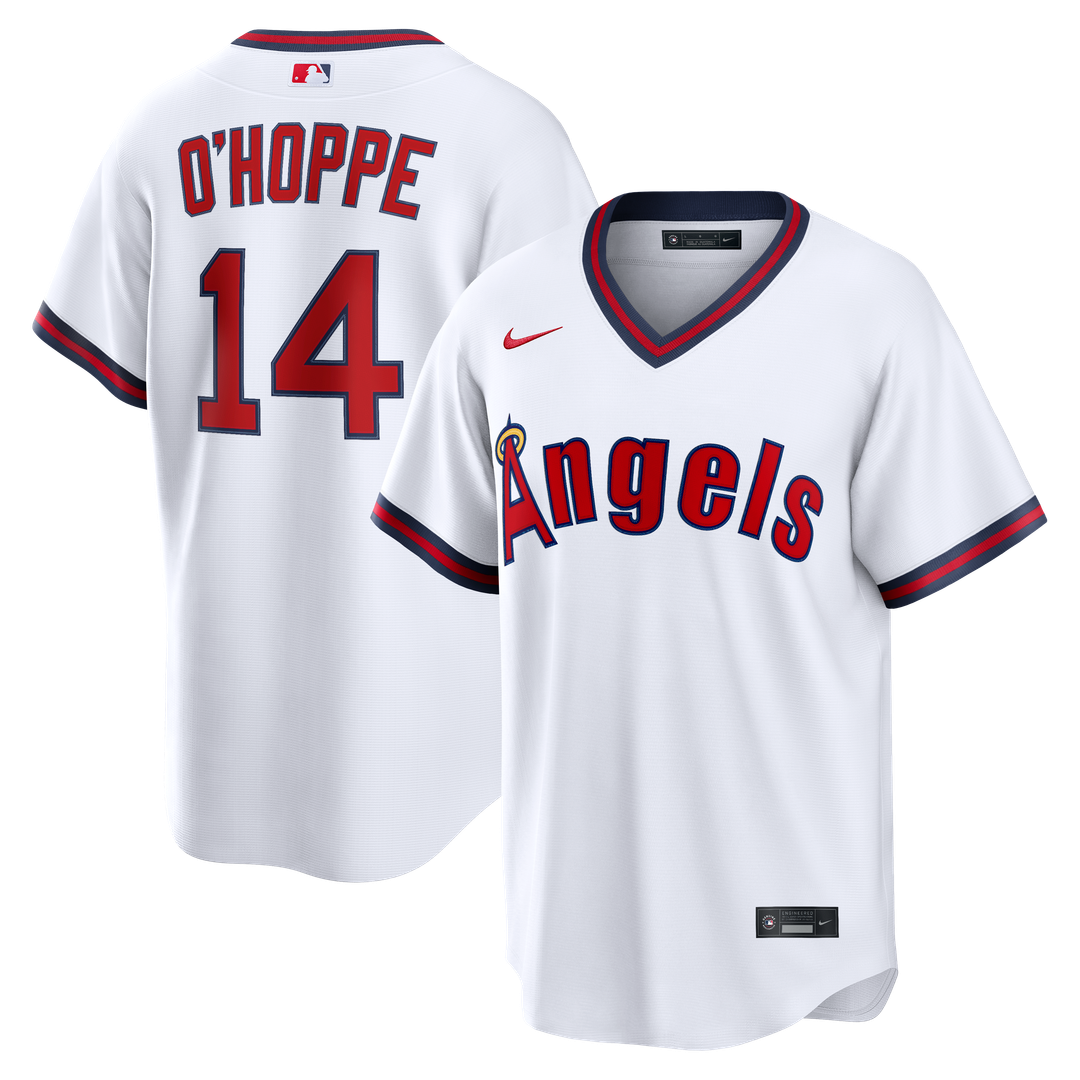 Logan O'Hoppe Los Angeles Angels Alternate Replica Jersey - White