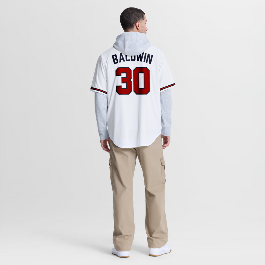Drake Baldwin Atlanta Braves Home Replica Jersey - White