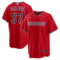 Travis Bazzana Cleveland Guardians Alternate Replica Jersey - Red
