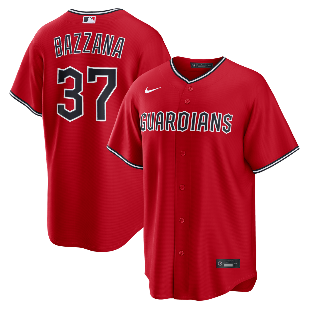 Travis Bazzana Cleveland Guardians Alternate Replica Jersey - Red